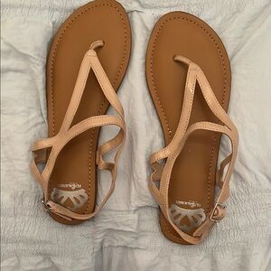 Fergalicious Women's Tan Sandals